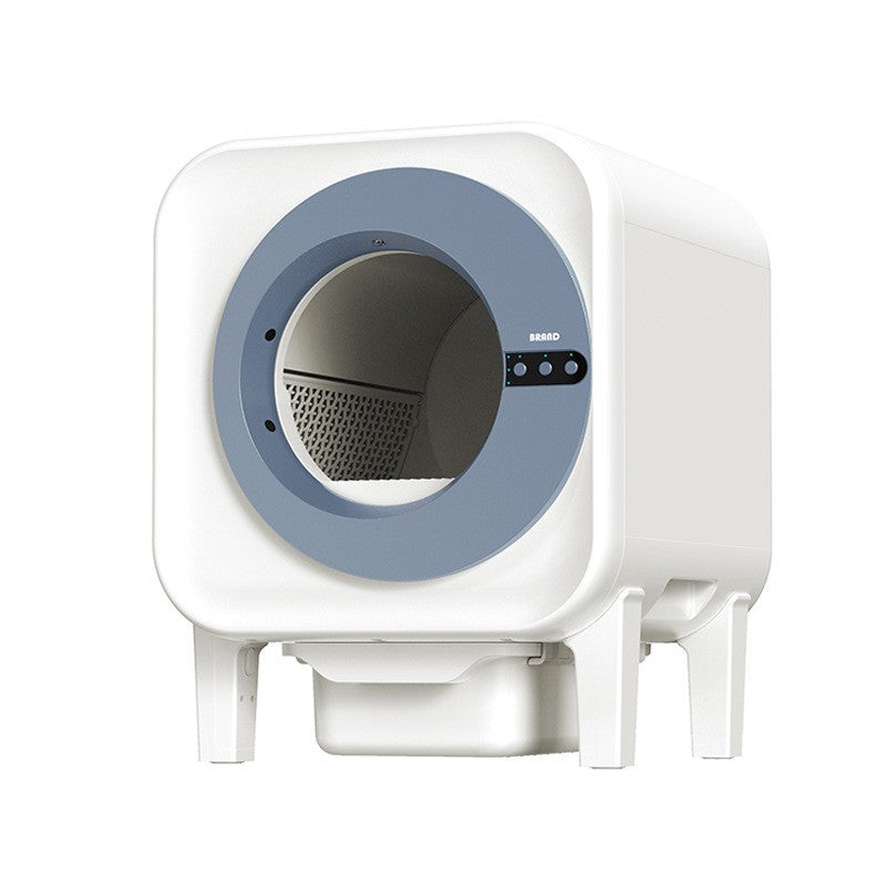 Smart Cat Litter Box with Fresh Air Purification, Deodorization, Enclosed Design and Anti-Splash Function - Self-Cleaning Automatic Cat Toilet