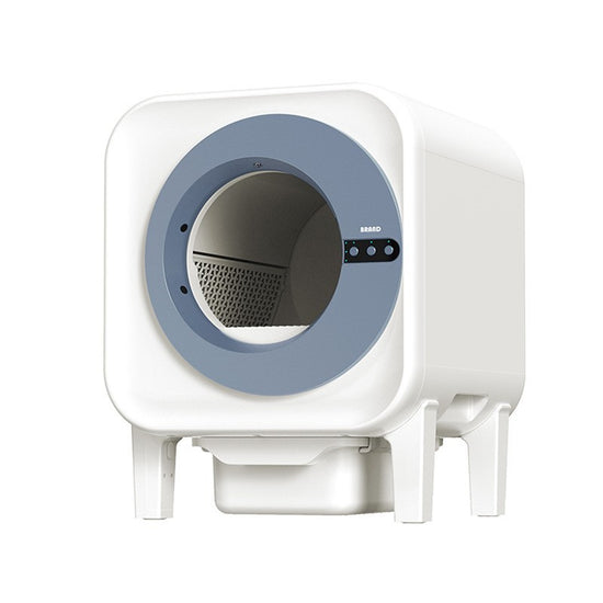 Smart Cat Litter Box with Fresh Air Purification, Deodorization, Enclosed Design and Anti-Splash Function - Self-Cleaning Automatic Cat Toilet