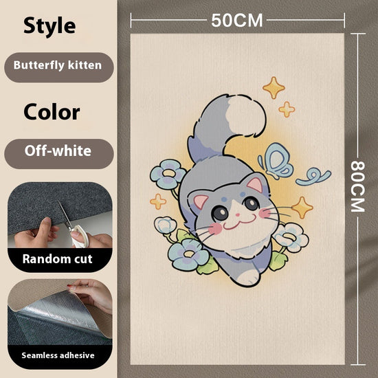 Multifunctional Cat Scratching Mat: Custom - cut at Will, a Treasure of Fun for Cats