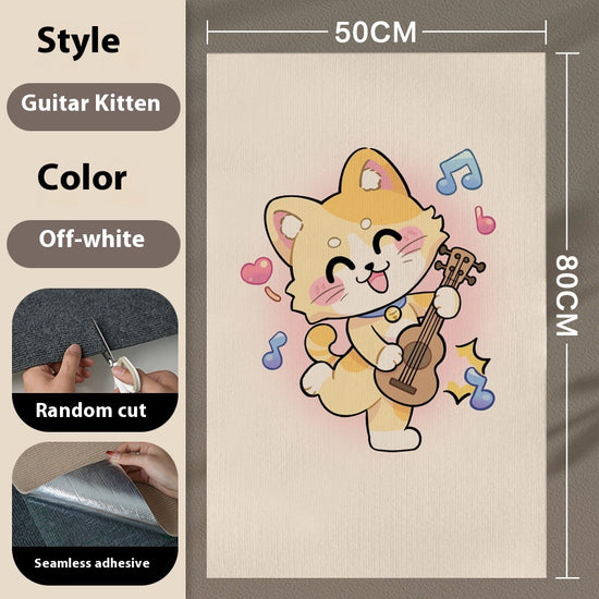 Multifunctional Cat Scratching Mat: Custom - cut at Will, a Treasure of Fun for Cats