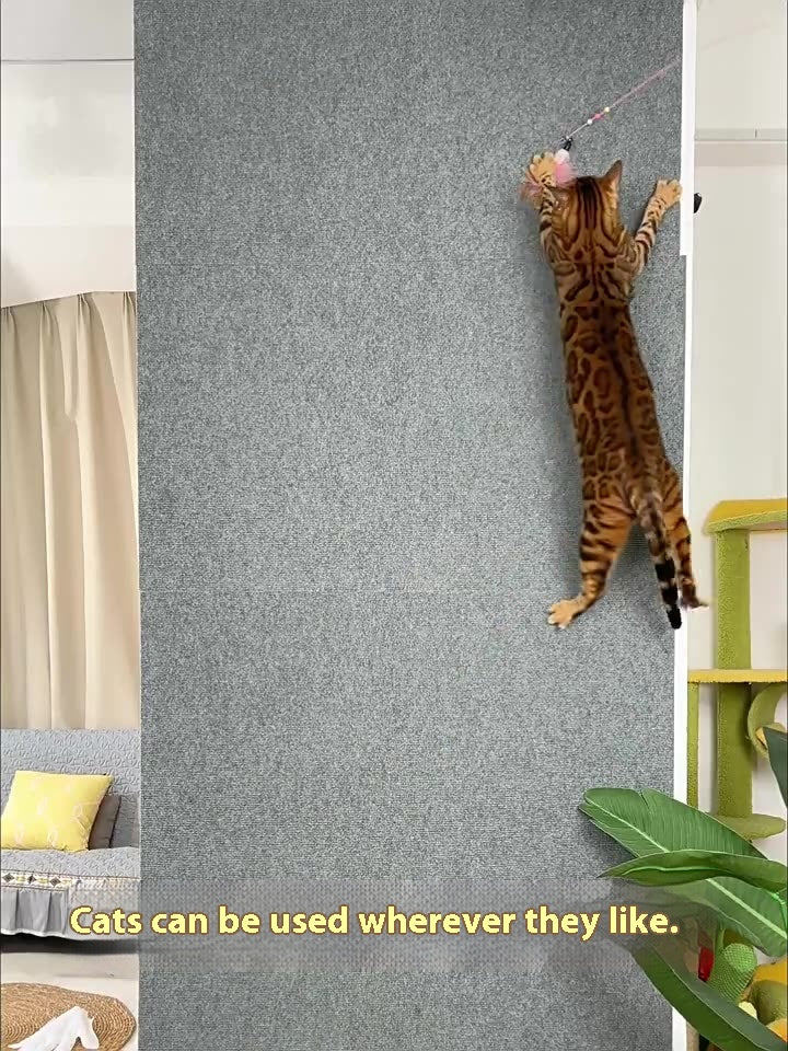Multifunctional Cat Scratching Mat: Custom - cut at Will, a Treasure of Fun for Cats