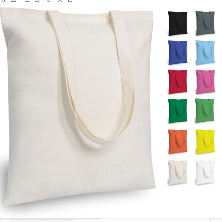 Classic Natural - Colored Canvas Shopping Bag