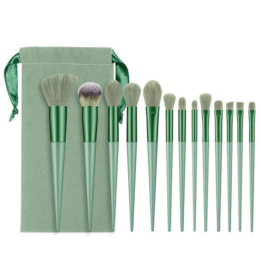 13 Pieces Highlight Powder Blush Makeup Brushes Set