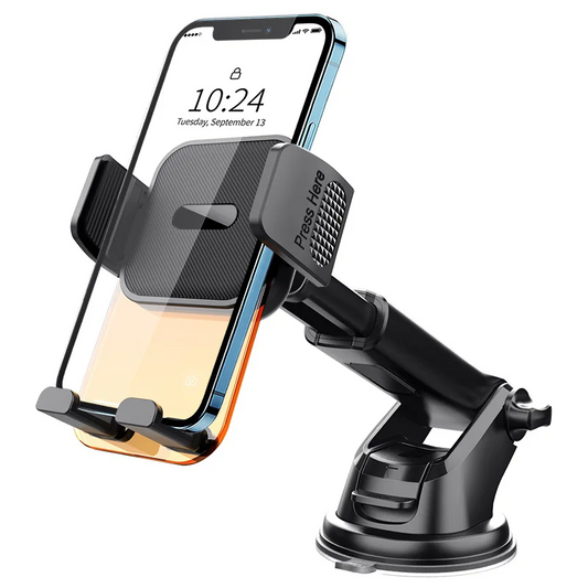 360 degree rotating extendable car phone holder