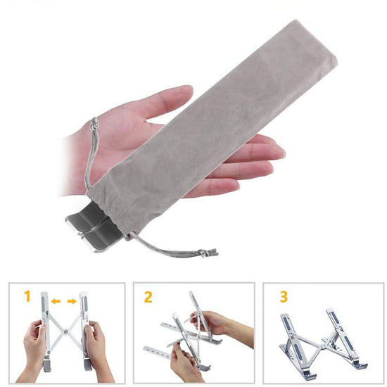 Portable Adjustable Aluminium Folding Laptop Stand