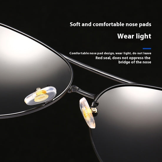 Sleek Black Aviator Sunglasses