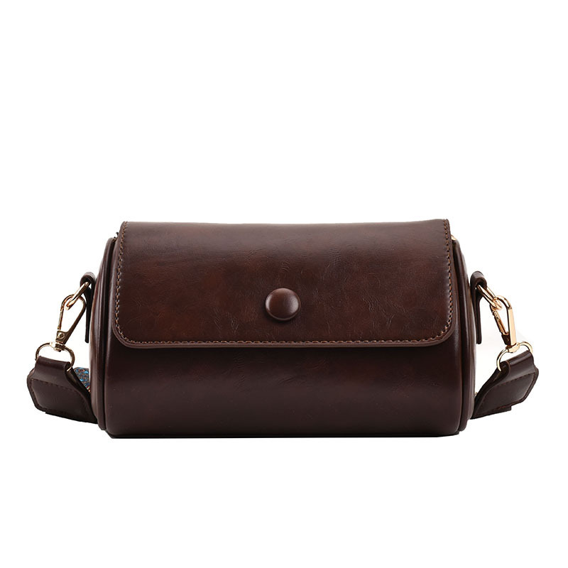 2025 retro women's bag, four-season multi-functional wide-shoulder crossbody bag