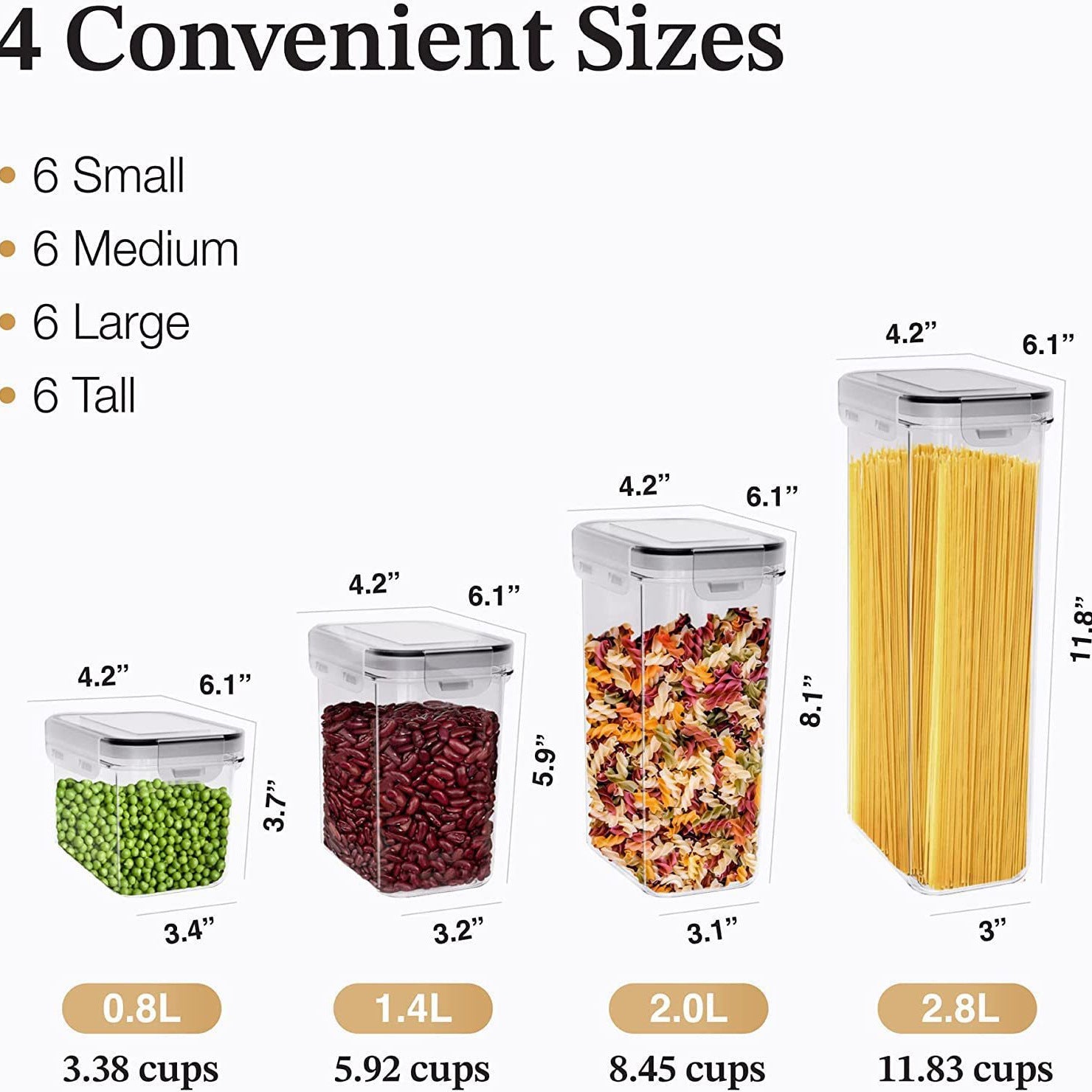Transparent kitchen preservation box, food grade PP storage box