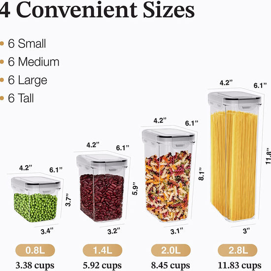Transparent kitchen preservation box, food grade PP storage box
