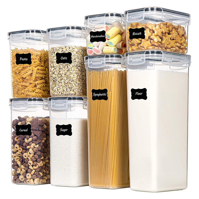 Transparent kitchen preservation box, food grade PP storage box