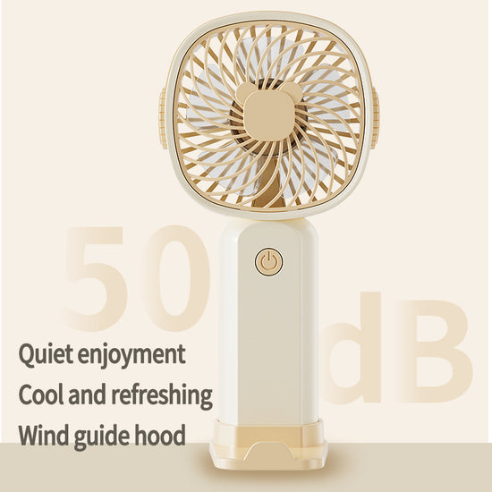Cute handheld fan with base