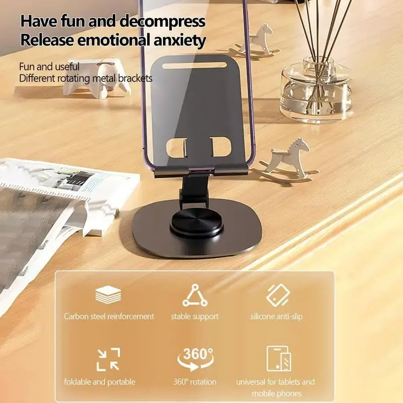 Folding phone holder suitable for all phones and tablets