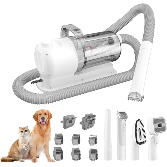 Multi - functional Pet Grooming Vacuum Set for Dogs - the Perfect Pet Care Companion