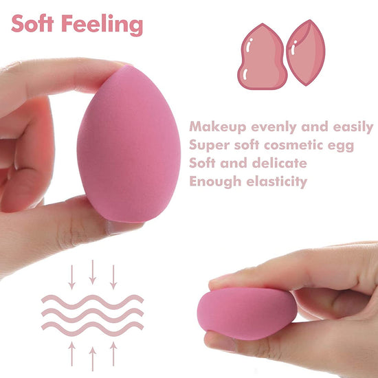 8 high-quality non-latex cosmetic cream puffs and cosmetic sponges for beauty