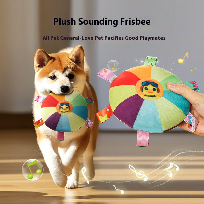 Exclusive Fun for Dogs: Plush Squeaky Frisbee, a Must - have for Border Collie Training