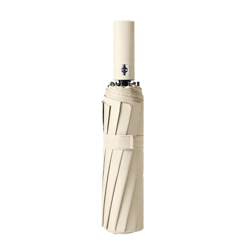 12K 3 Fold Automatic UV Blocking Windproof Dual Use Umbrella For Rain Sun Protection Summer