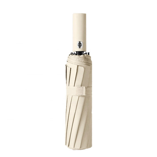 12K 3 Fold Automatic UV Blocking Windproof Dual Use Umbrella For Rain Sun Protection Summer