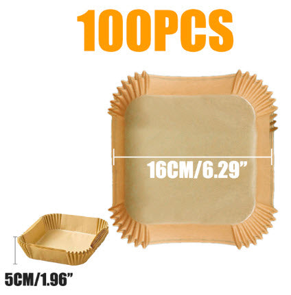Air Fryer Paper Liner Disposable Kitchen Cookers Oil-proof Paper