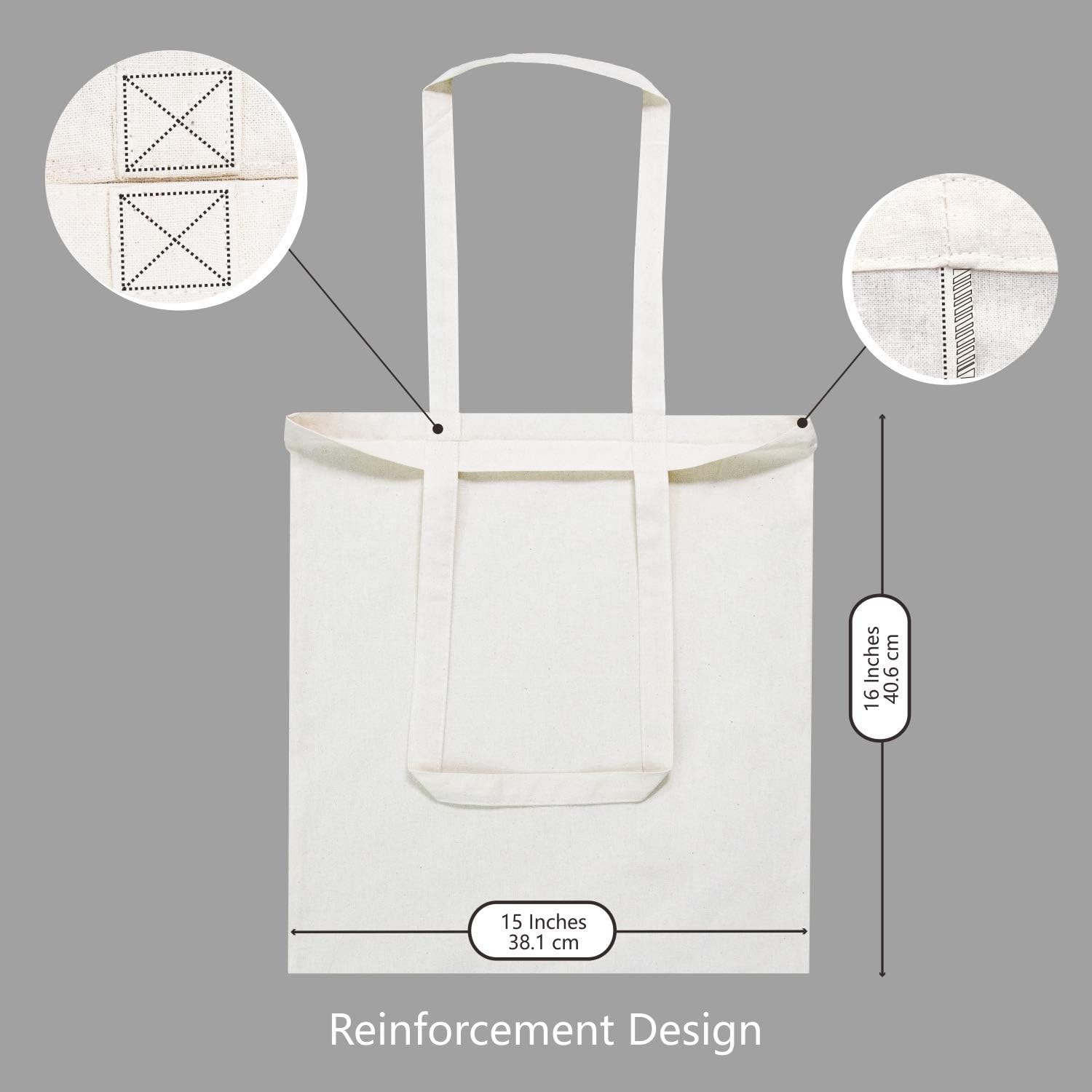 Classic Natural - Colored Canvas Shopping Bag