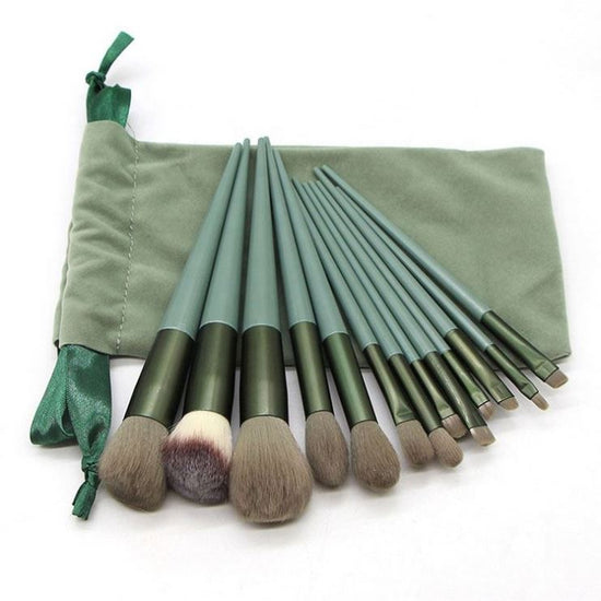 13 Pieces Highlight Powder Blush Makeup Brushes Set