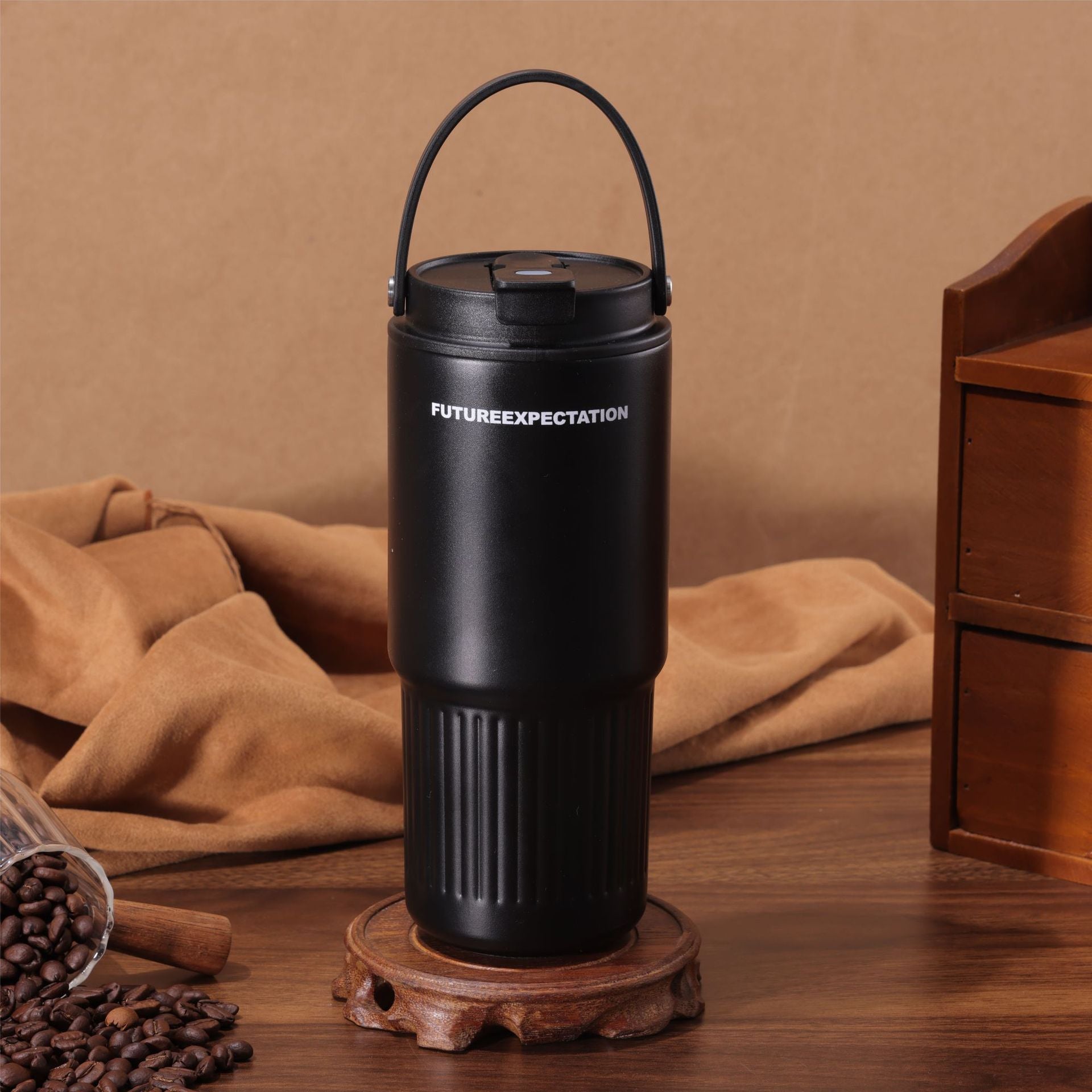 750ml Outdoor Travel Portable Large Capacity Stainless Steel Vacuum Flask Mug