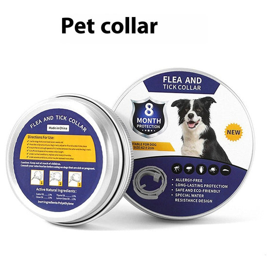 Pet Anti - Insect Collar - Flea and Tick Control for Dogs and Cats
