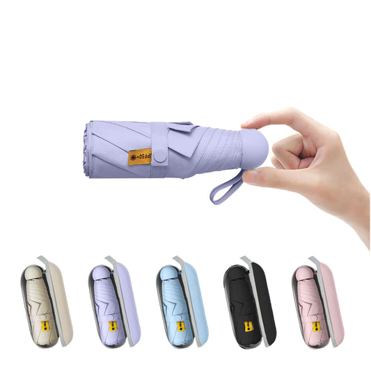 Waterproof Mini Lightweight Pocket Compact Protective Shell Anti-Ultraviolet Umbrellas