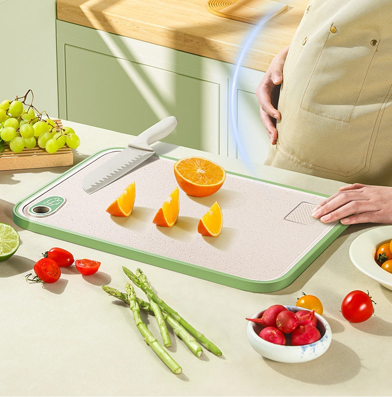 Double Sided Antibacterial Plastic Cutting Board