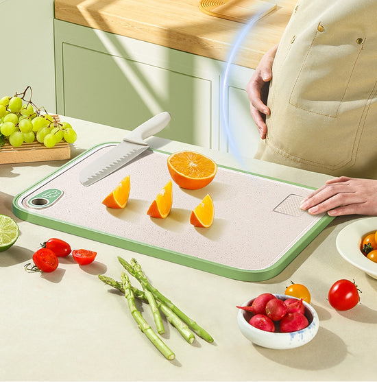 Double Sided Antibacterial Plastic Cutting Board