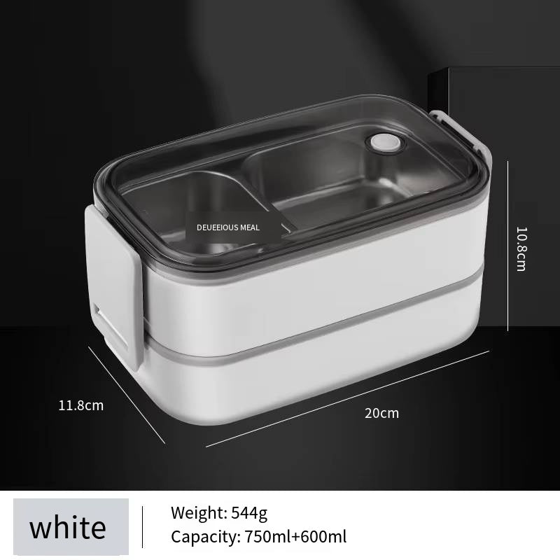 Double Layer Leakproof  Stainless Steel Insulated Lunch Box