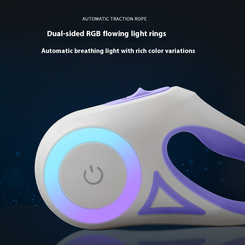 New LED Lighted Automatic Retractable Dog Leash - The Ultimate Pet Walking Companion