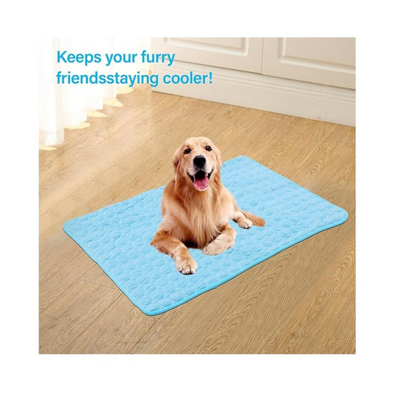 🔥Hot - selling in Summer! Large Dog Cooling Pad - Breathable Ice Pad for Your Furry Friends