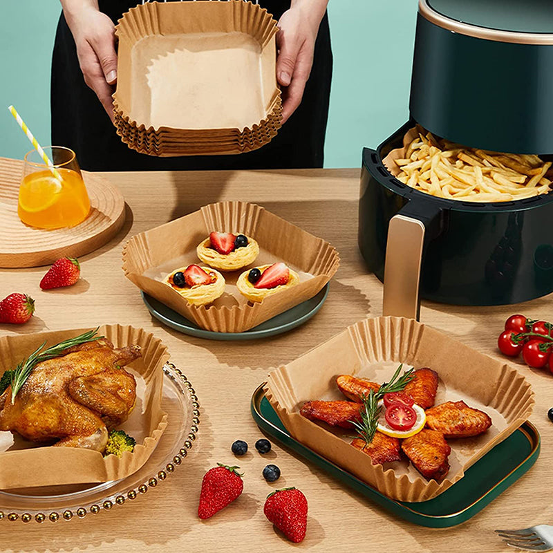 Air Fryer Paper Liner Disposable Kitchen Cookers Oil-proof Paper