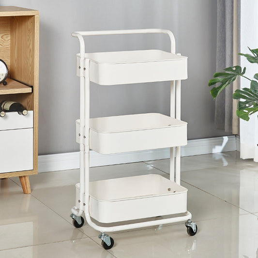 Multifunctional 3 Tier Rolling Cart Boost Your Space Efficiency
