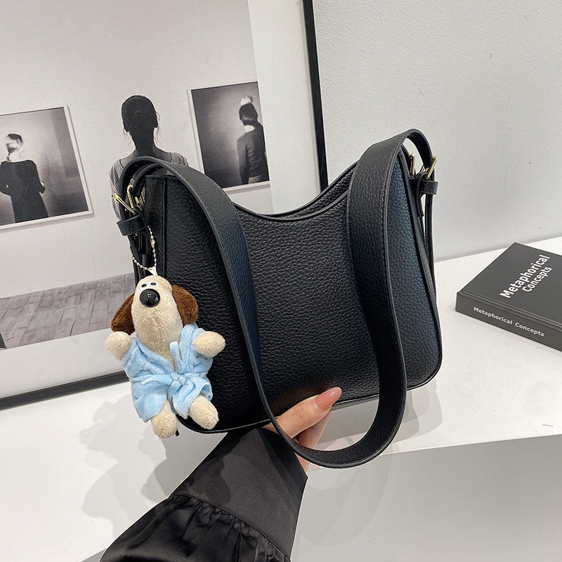 Trendy Retro women crossbody bag with large PU capacity