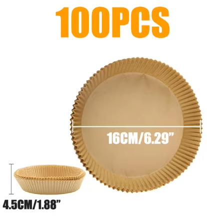 Air Fryer Paper Liner Disposable Kitchen Cookers Oil-proof Paper