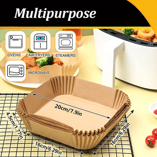 Air Fryer Paper Liner Disposable Kitchen Cookers Oil-proof Paper