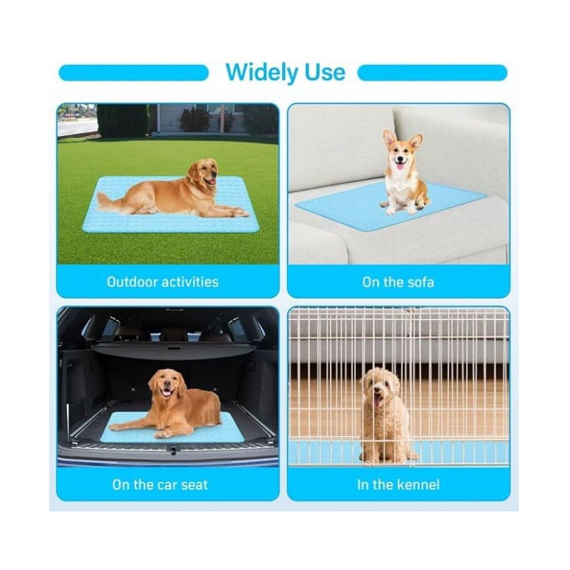 🔥Hot - selling in Summer! Large Dog Cooling Pad - Breathable Ice Pad for Your Furry Friends