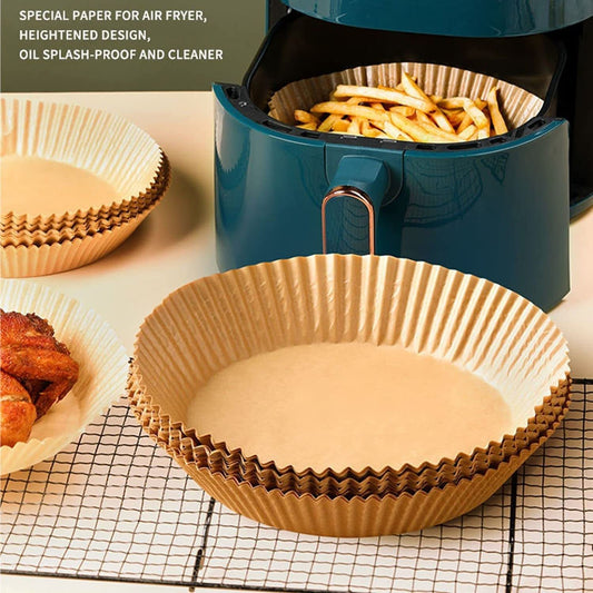 Air Fryer Paper Liner Disposable Kitchen Cookers Oil-proof Paper