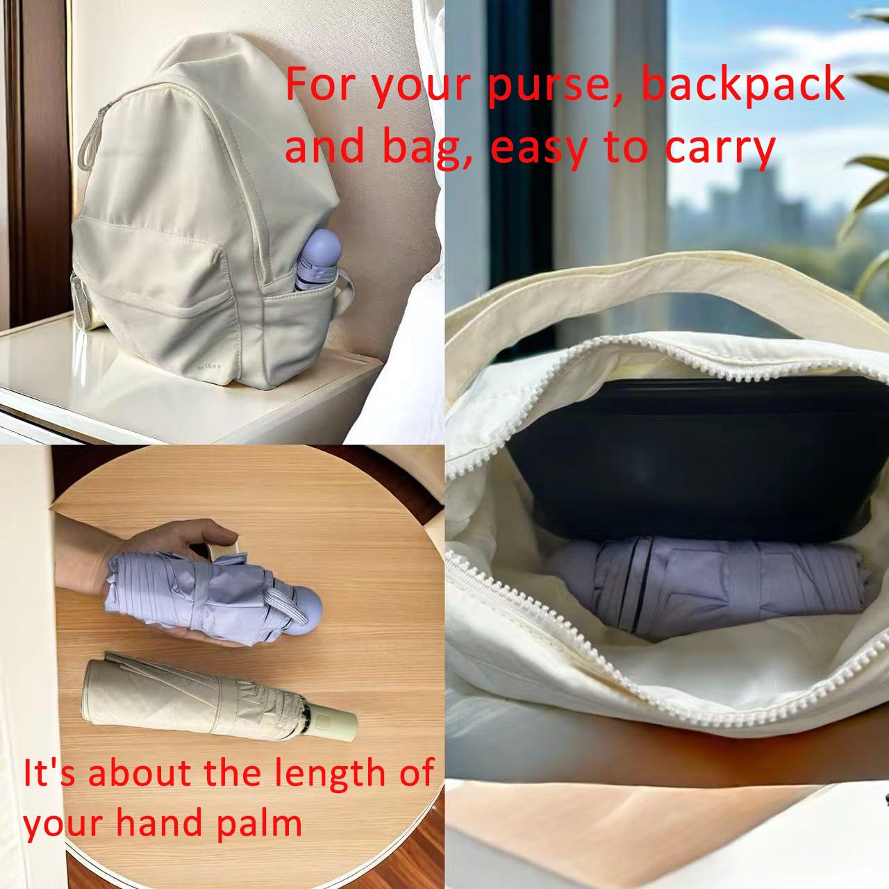 Waterproof Mini Lightweight Pocket Compact Protective Shell Anti-Ultraviolet Umbrellas