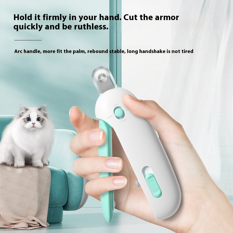 Pet Nail Care Made Easy: Charming Pet Push Shears - The Safe and Adjustable Cat Nail Clippers