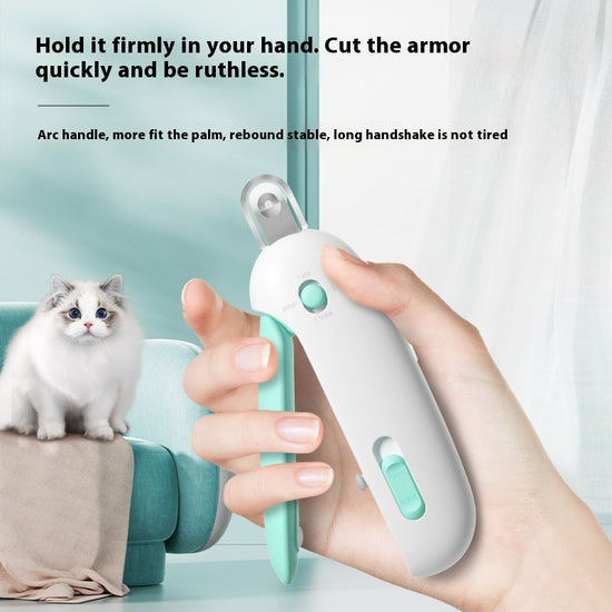 Pet Nail Care Made Easy: Charming Pet Push Shears - The Safe and Adjustable Cat Nail Clippers