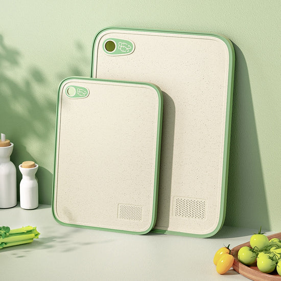 Double Sided Antibacterial Plastic Cutting Board