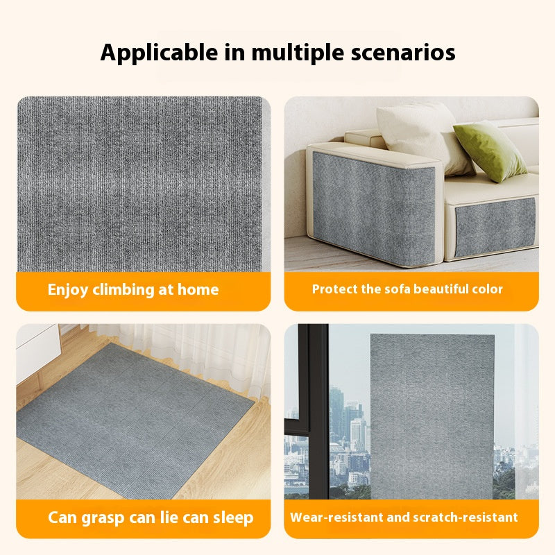Multifunctional Cat Scratching Mat: Custom - cut at Will, a Treasure of Fun for Cats