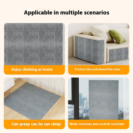 Multifunctional Cat Scratching Mat: Custom - cut at Will, a Treasure of Fun for Cats