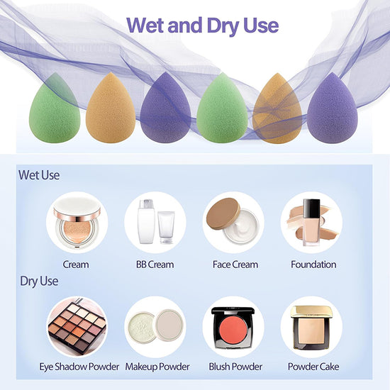 Colorful facial foundation mini beauty egg makeup sponge packaging