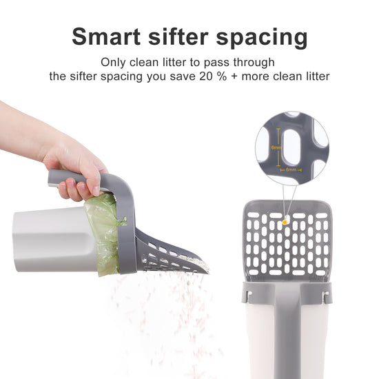 fortless Litter Cleaning: All - in - one Cat Litter Scoop Set, a Must - have for Cat Owners