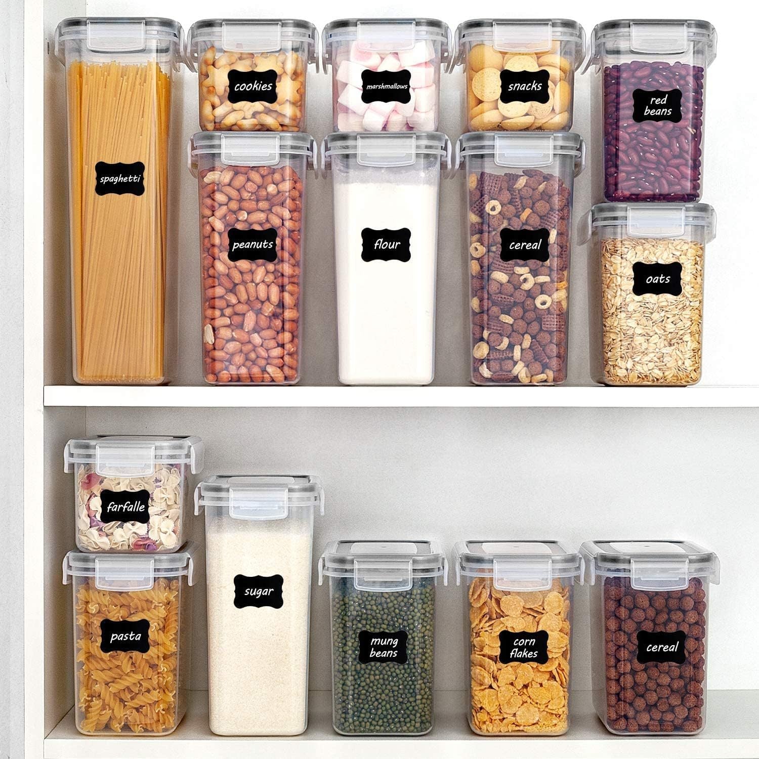Transparent kitchen preservation box, food grade PP storage box