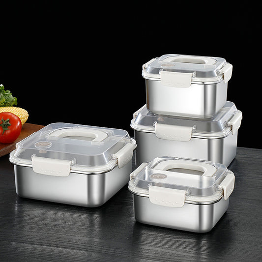 Freezer Safe Stainless Steel Snacks Salad Lunch Bento Box