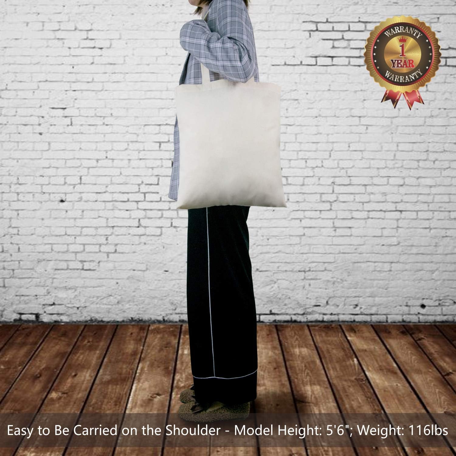 Classic Natural - Colored Canvas Shopping Bag